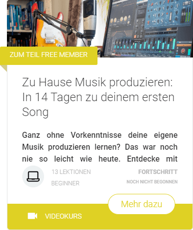Zu Hause Musik produzieren